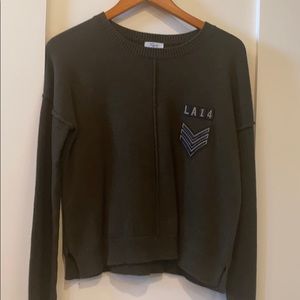 Military style rails sweater